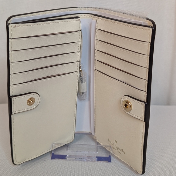 Kate Spade NYC New York City Taxi Cab Big Apple Medium Wallet Bifold NWT - Picture 4 of 9